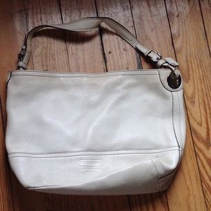 Coach Off White Leather
